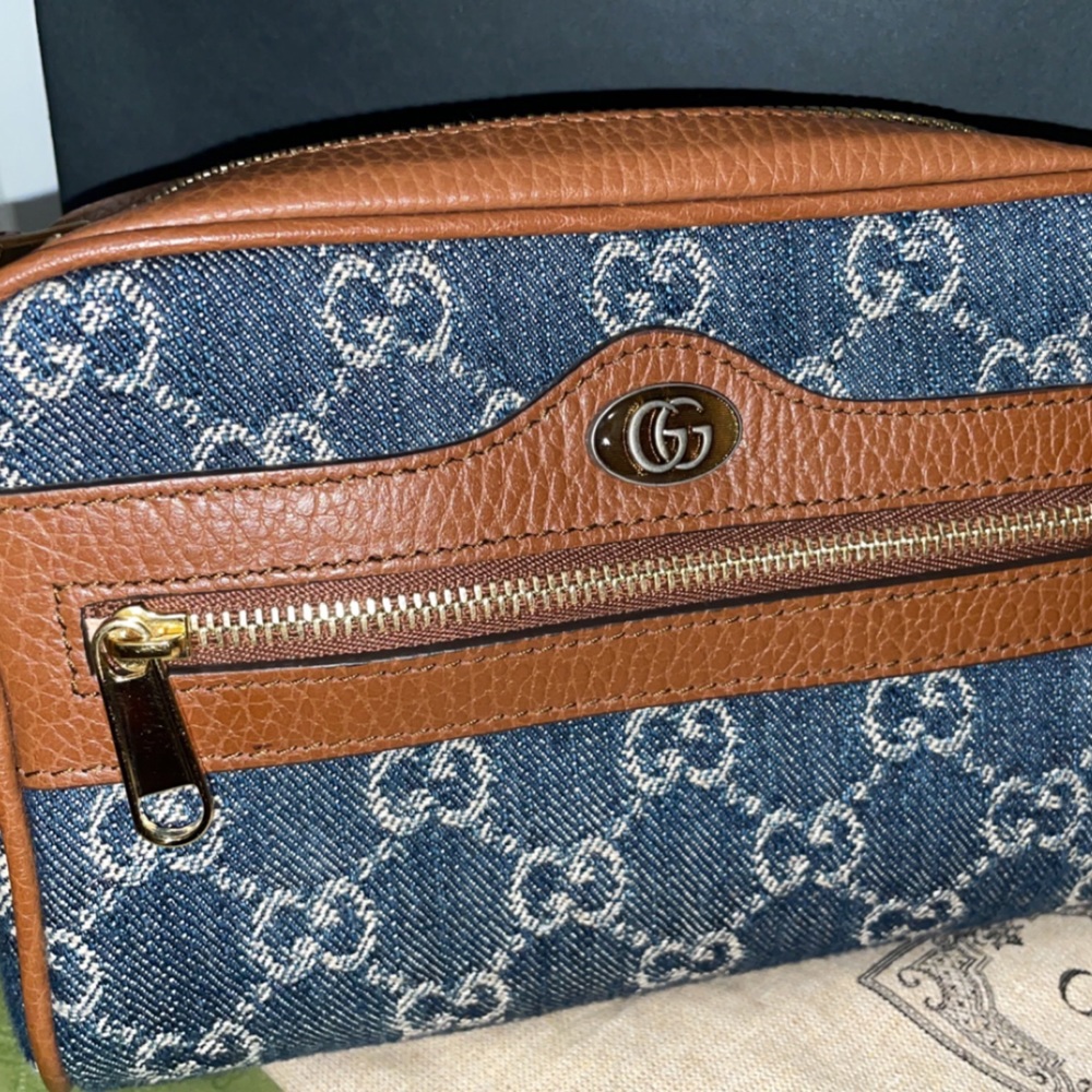 Gucci cross body denim